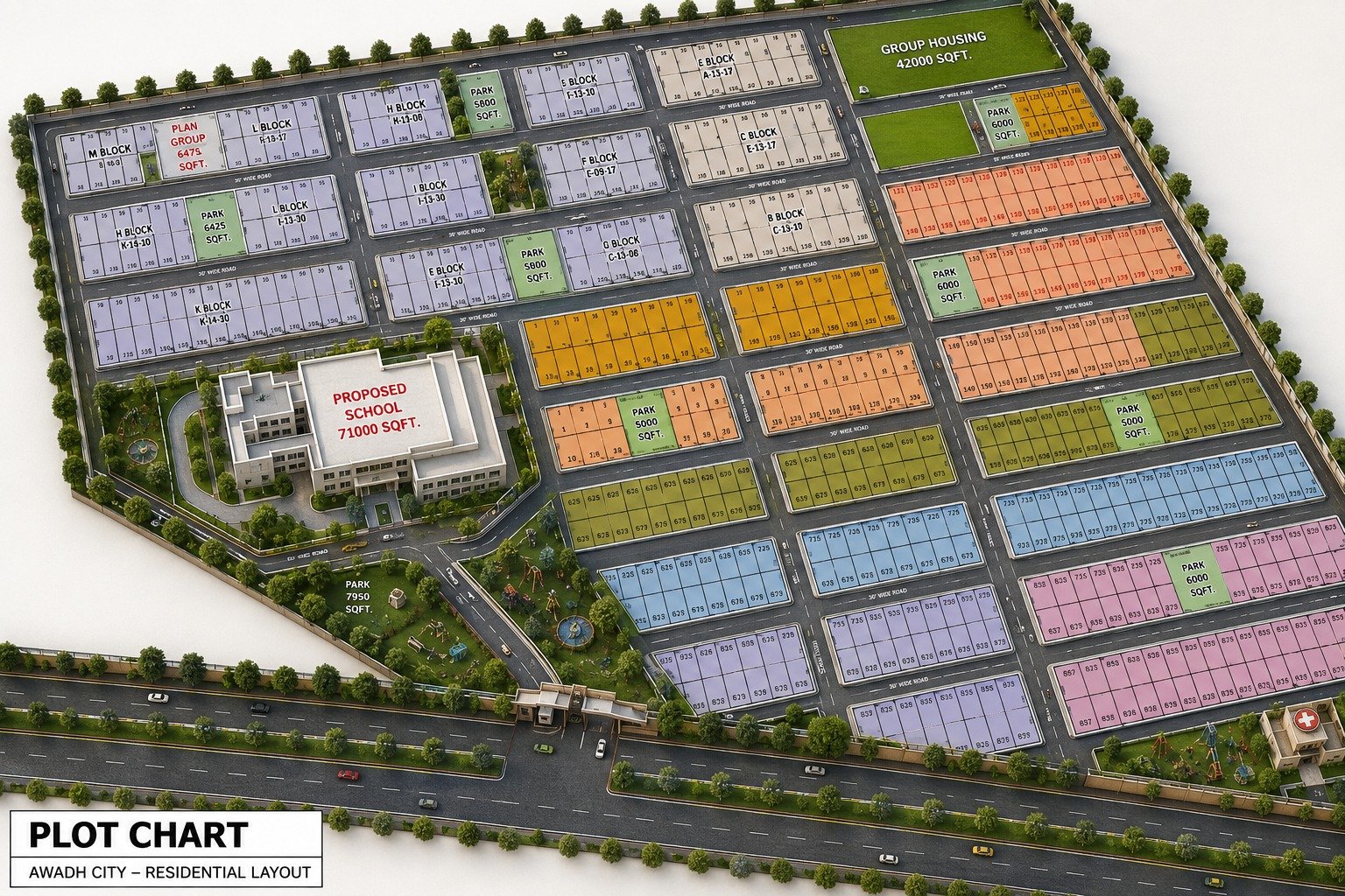 Awadh City Site Progress
